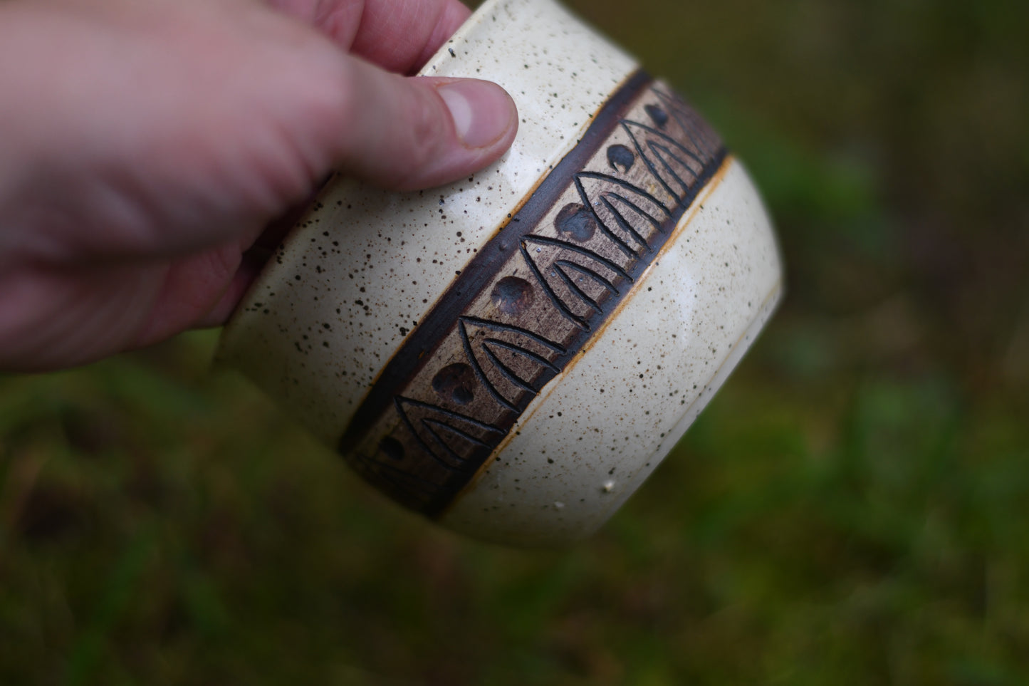 Textured Rustic Cup