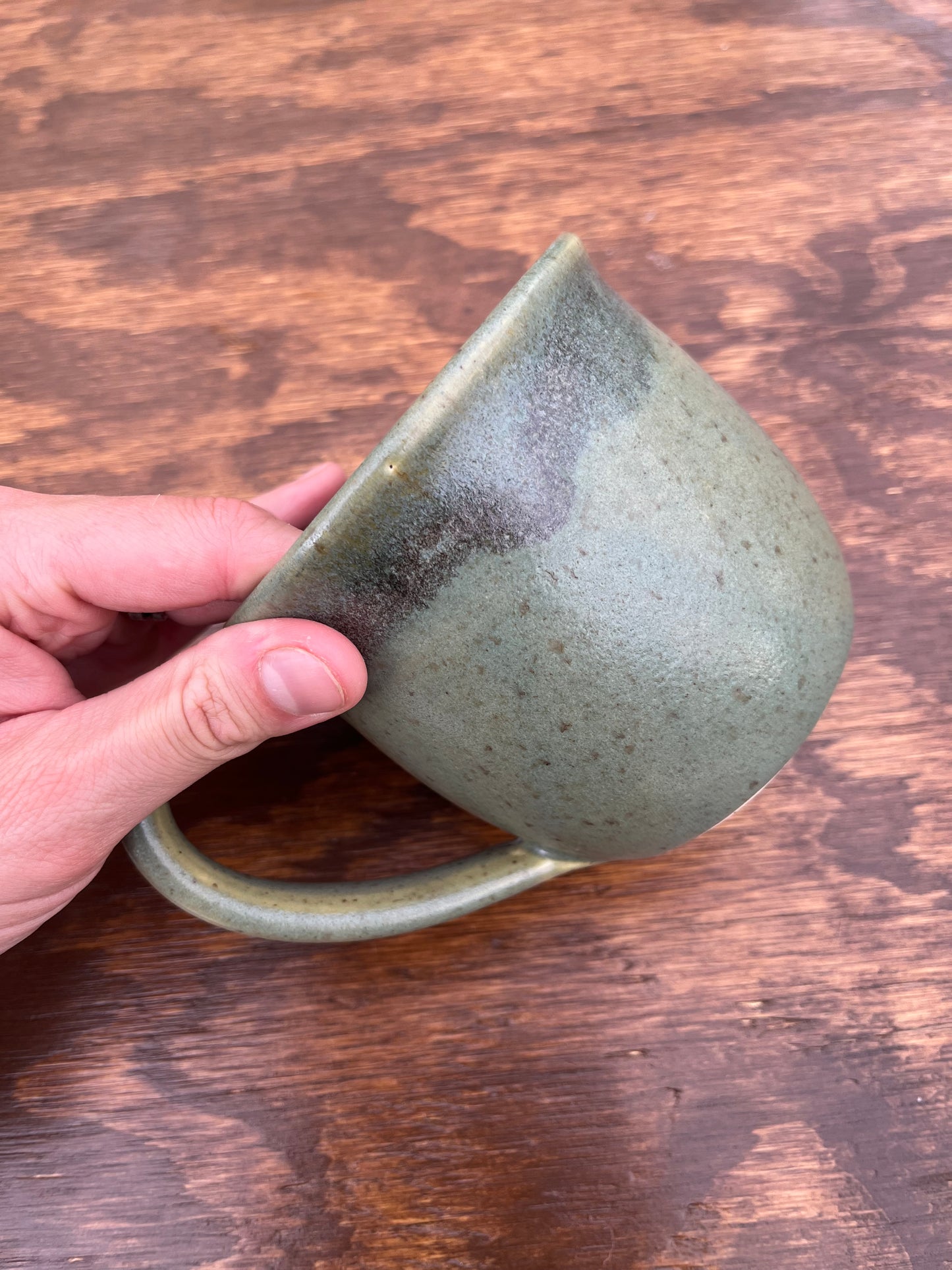 Split Blue/Green Mug
