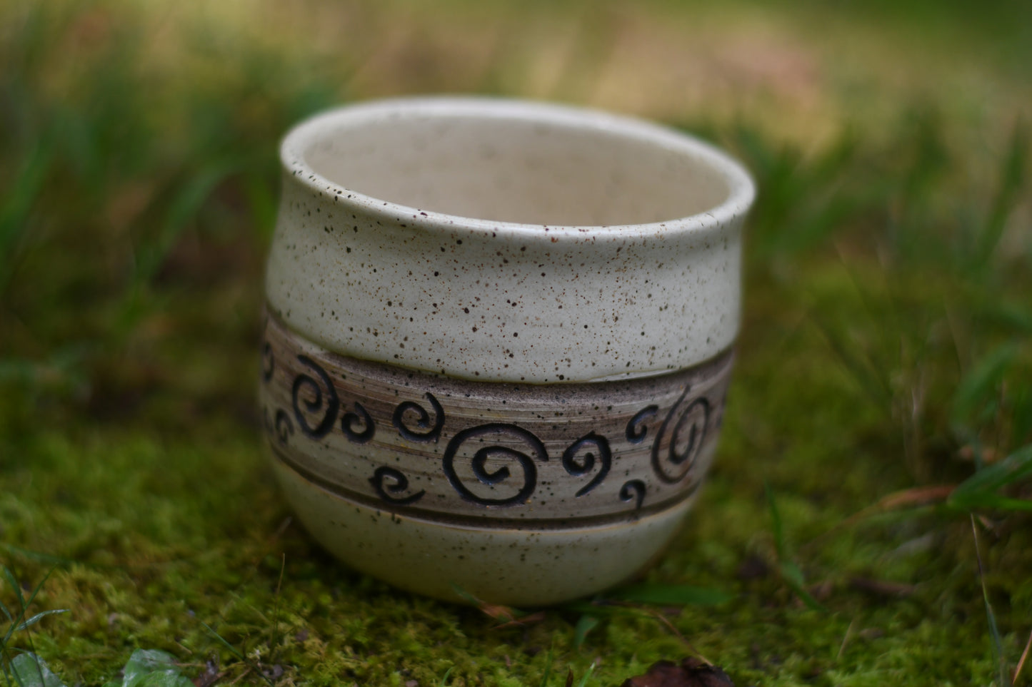 Carved Swirl Cup