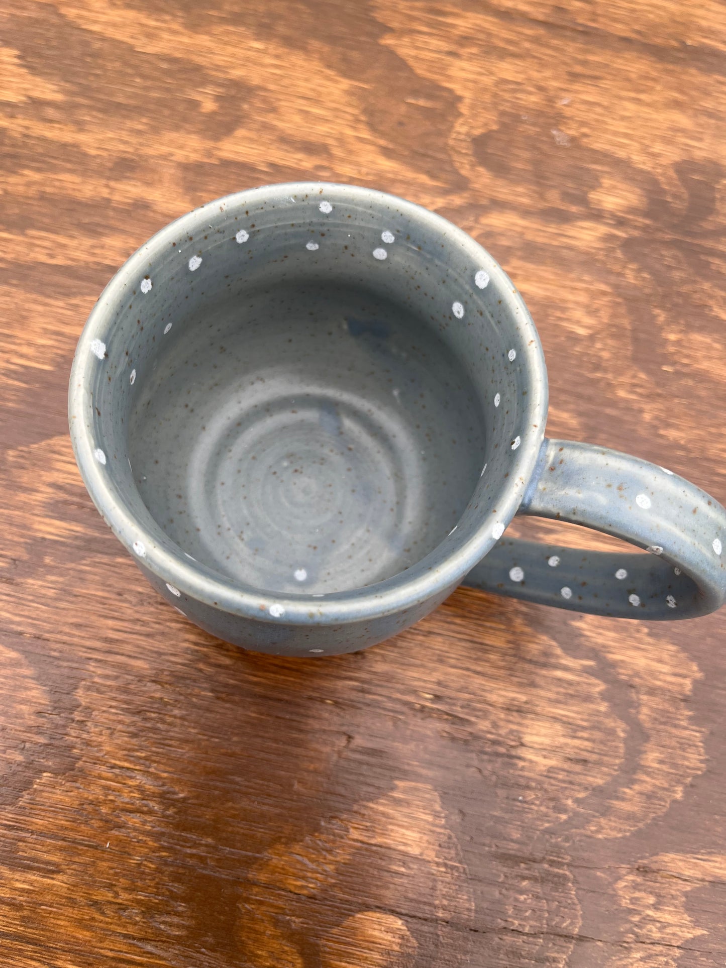 Spotted Blue Mug