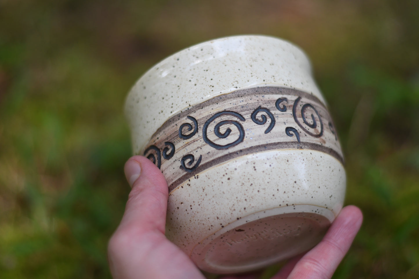 Carved Swirl Cup