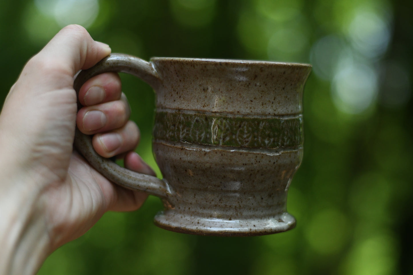 Carved Vintage Style Mug