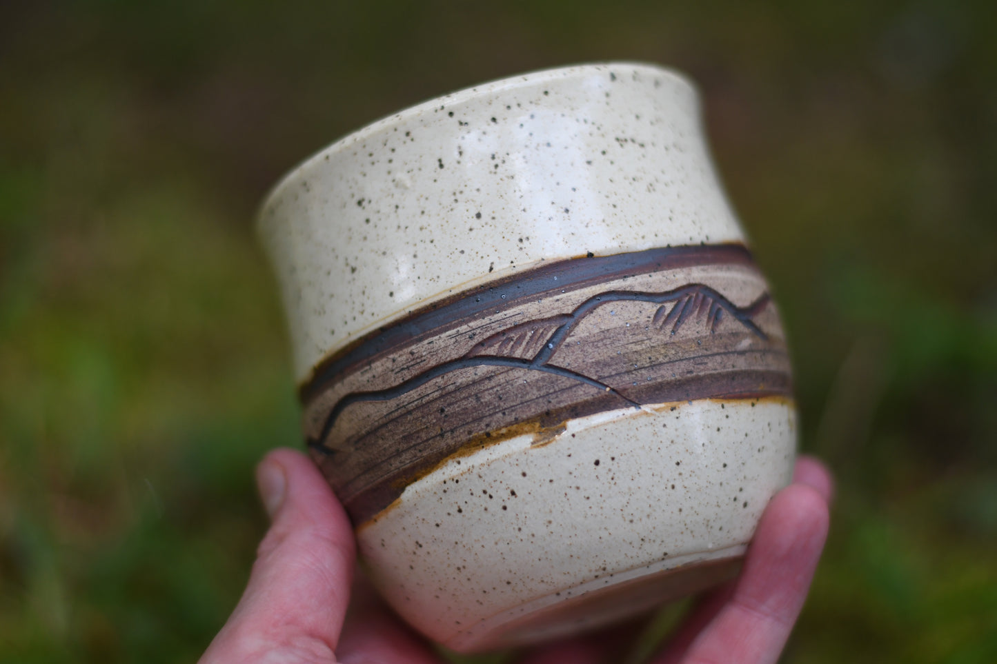 Rustic Mountain Cup