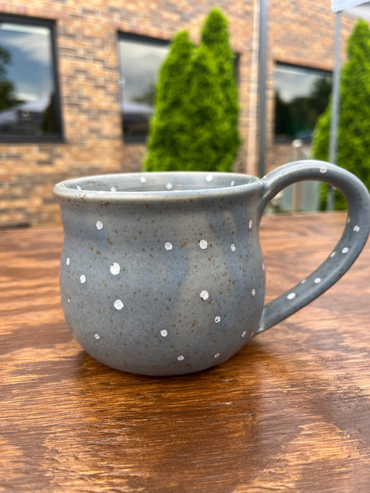 Spotted Blue Mug