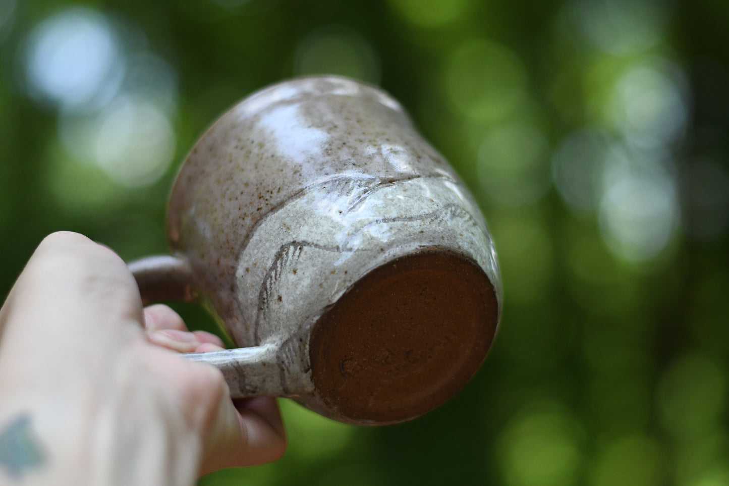 Carved White Mountains Mug