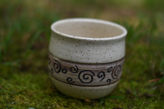 Carved Swirl Cup