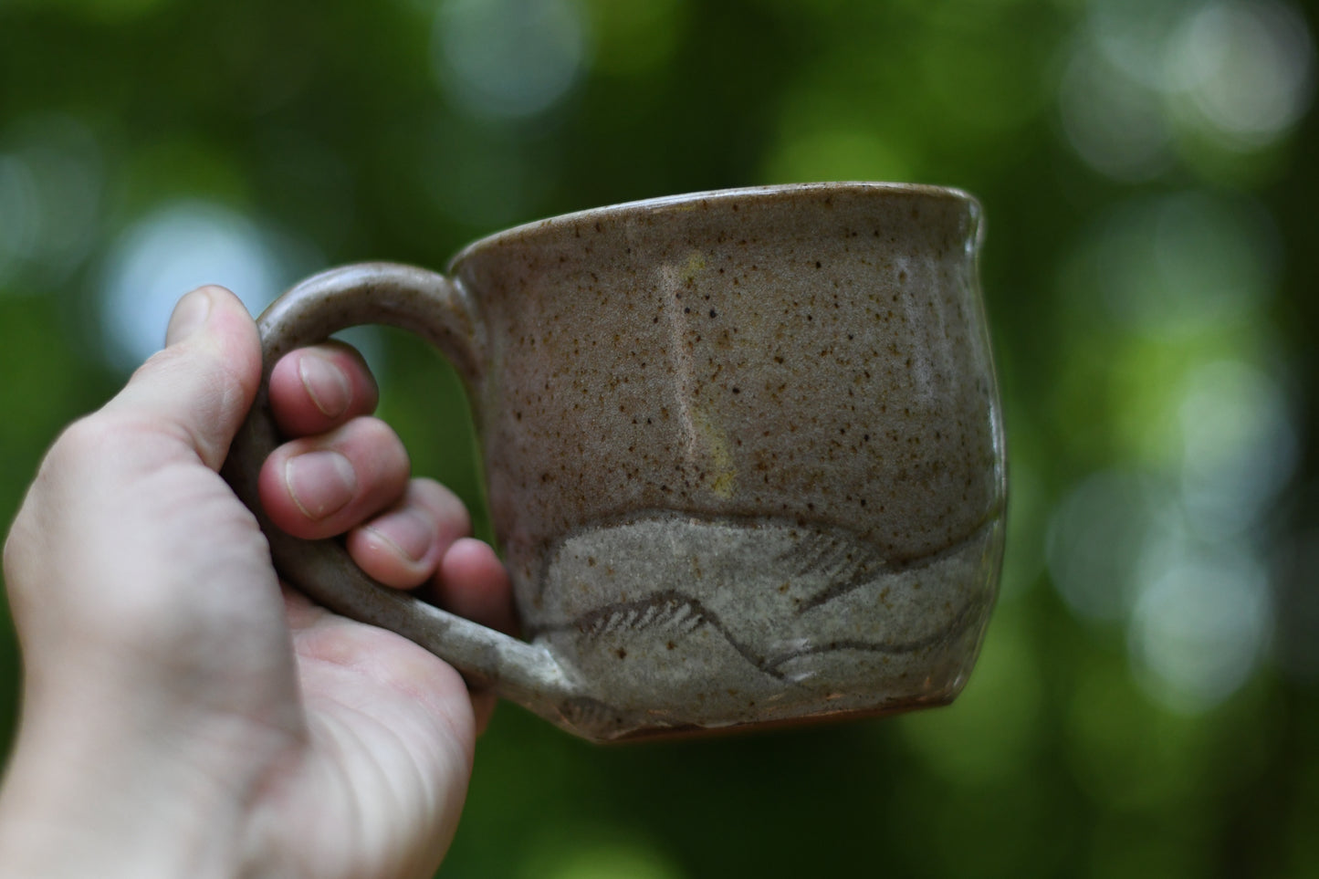 Carved White Mountains Mug