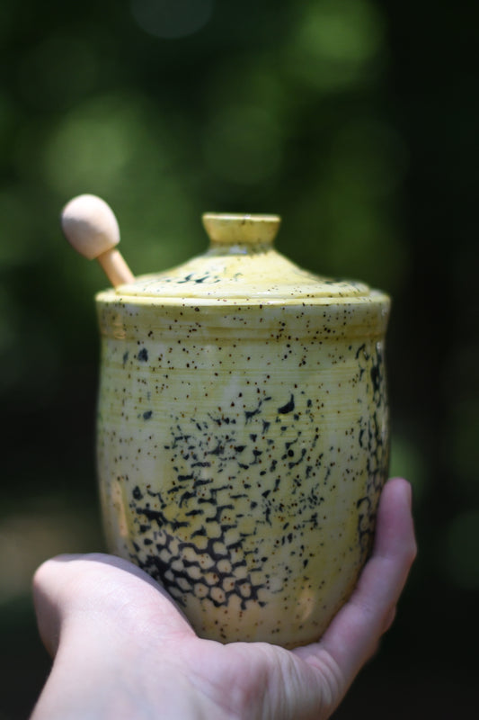Yellow Honey Pot